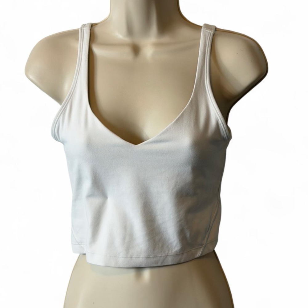 Lululemon White Align Tank Top, Women's Size 6